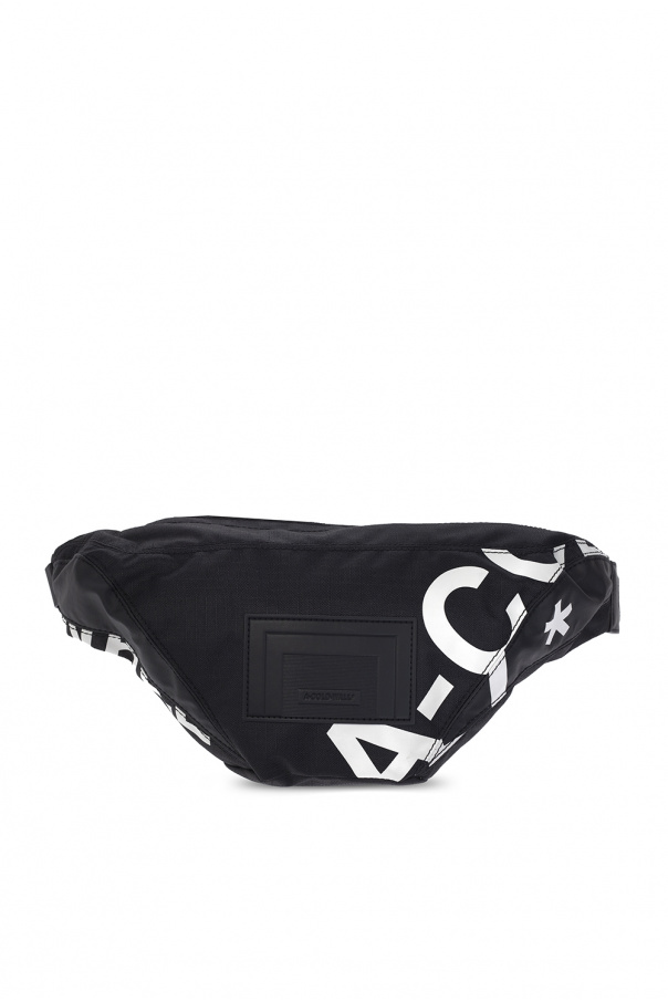 ★A-COLD-WALL★ Logo Print Belt Bag Black ACWUG091BLACK Belt bag with logo A COLD WALL | Blondie Shop